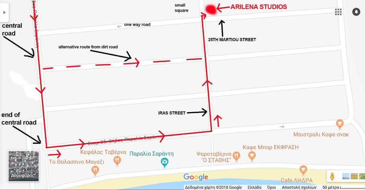 Arilena Studios Paralia  外观 照片